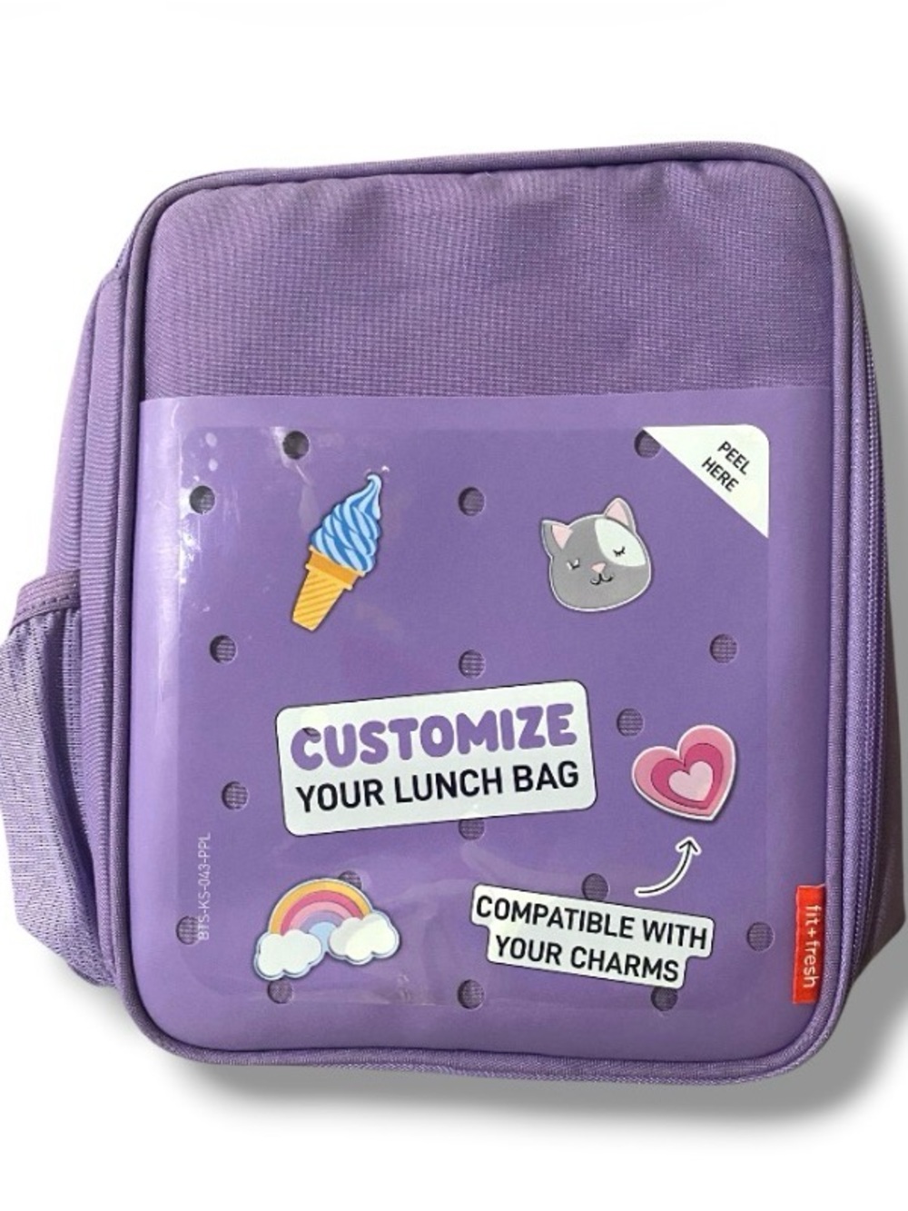 Fit & Fresh Charm Lunch Bag For Kids, Thermal Insulated Lunch Box